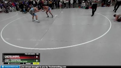 155 lbs Champ. Round 1 - Cody Thompson, Michigan Grappler Training Center vs Carter Barrio, Valiant Wrestling Club