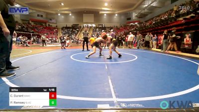 92 lbs Semifinal - Colton Durant, Broken Arrow Wrestling Club vs Parker Ramsey, Blackfox Wrestling Academy