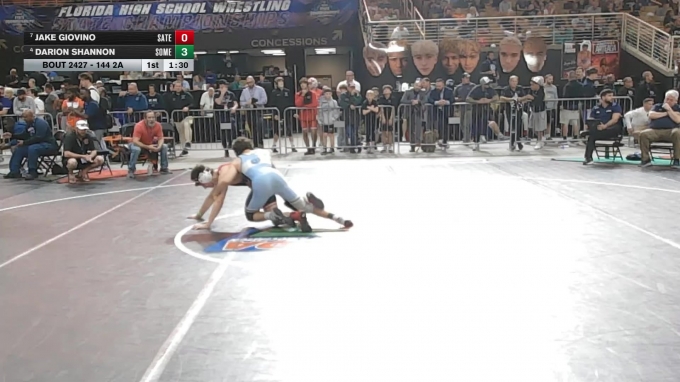 144 2A 3rd Place Match - Jake Giovino, Satellite vs Darion Shannon ...