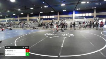 157 lbs Consi Of 64 #2 - Kaileb Cadena, Lion Of Judah Wr Ac vs Ethan White, Alpha Elite