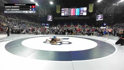 115 lbs Champ. Rd Of 32 - Mariah Roberts, VA vs Coty Sessions, OK