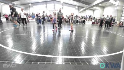 54 lbs 3rd Place - Annie Raper, Tecumseh Youth Wrestling vs Rikki Olsen, Mojo Grappling Academy