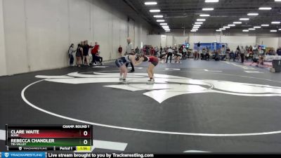 138 lbs Champ. Round 1 - Rebecca Chandler, Tri-Valley vs Clare Waite, Boise