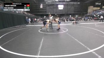 165 lbs Champ. Round 2 - Brady Benham, Central Oklahoma vs Wes Madden, Oklahoma City