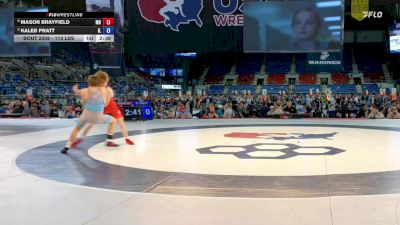 113 lbs Semis - Mason Brayfield, MO vs Kaleb Pratt, IL