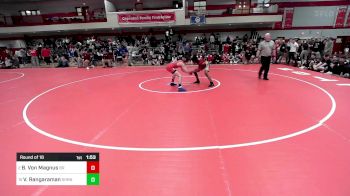 120 lbs Round Of 16 - Brent Von Magnus, Bridgewater-Raynham vs Vehnil Rangaraman, Sharon