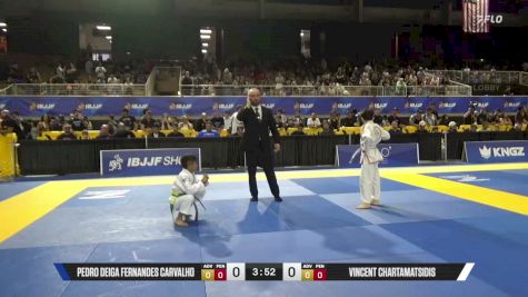 Vincent Chartamatsidis vs Pedro Deiga Fernandes Carvalho 2026 Pan Kids Jiu-Jitsu IBJJF Championship