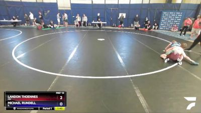 100 lbs Semifinal - Landon Thoennes, MN vs Michael Rundell, IL