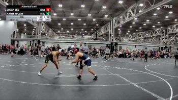 138 lbs Round 1 (4 Team) - Aidan Lee, Savage WA White vs Chris Mazur, Orchard South WC