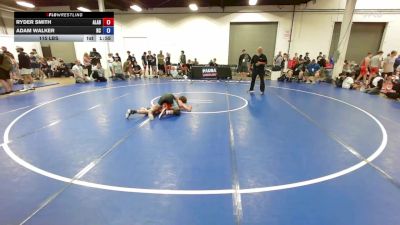 115 lbs Ryder Smith, Alabama vs Adam Walker, North Carolina