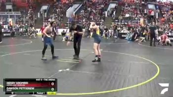 110 lbs Semifinal - Henry Kromrei, Grass Lake Warrior vs Dawson Pettigrew, GAWC