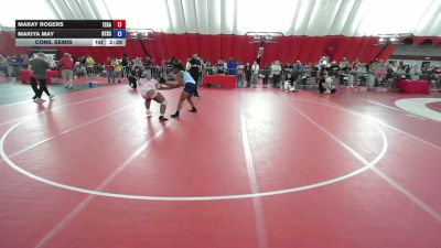 190 lbs Cons. Semis - Maray Rogers, Team Kansas vs Makiya May, Beat The Streets Chicago