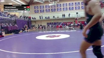 157 lbs Champ. Round 1 - Dylan Straley, Southern Oregon vs Tristan Fernandez, San Francisco State