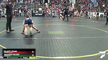 110 lbs Champ. Round 1 - Bronson Fielder, Dundee WC vs Elliott Young, Center Line WC