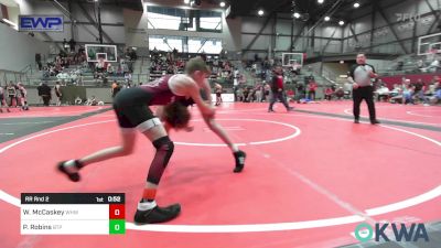 840-88 lbs Rr Rnd 2 - Waylon McCaskey, Warhorse Wrestling Club vs Payton Robins, Tulsa Blue T Panthers