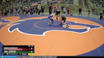 82 lbs Cons. Round 3 - Jaxon Murdock, North Medford Youth Wrestling vs Reef Johnson, Salem Elite Mat Club