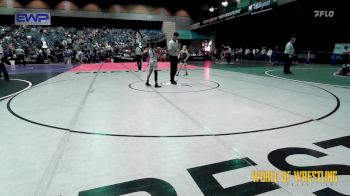 90 lbs Quarterfinal - Piper Weaver, Open Mats vs Kaizalyn Tolentino-Luna, Nakamura Wrestling