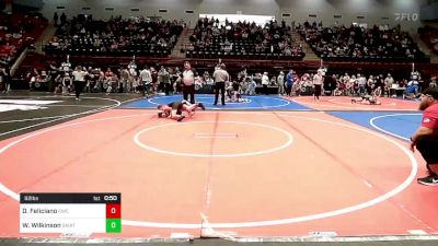 92 lbs Rr Rnd 3 - Damien Feliciano, Claremore Wrestling Club vs Wyatt Wilkinson, Skiatook Youth Wrestling 2022-23