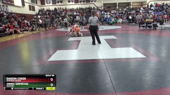 JV-26 lbs Quarterfinal - Daigon Coker, Dubuque Senior vs Owen Grimstad, Waukon