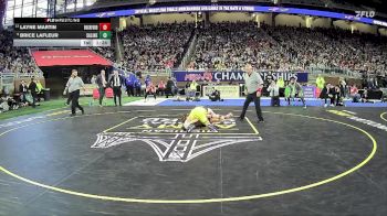 D1-113 lbs 1st Place Match - Layne Martin, Rockford HS vs Brice Lafleur, Saline HS