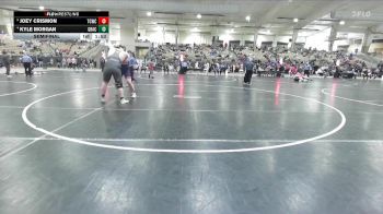 260 lbs Semifinal - Joey Crismon, Blackman Wrestling Club vs Kyle Morgan, Smoky Bear Wrestling Club