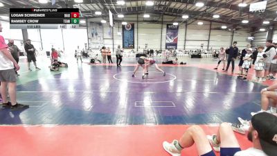 110 lbs Rr Rnd 3 - Logan Schreiner, Ragin Raisins Concord ES vs Ramsey Crow, Team RJN