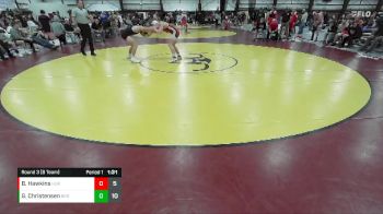 157 lbs Round 3 (8 Team) - Gunner Christensen, Bear River vs Brice Hawkins, Hurricane