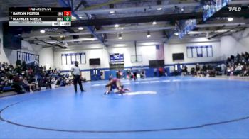 Girls 138 lbs Quarterfinal - Blayklee Steele, St. Martin High School Girls vs Kaitlyn Foster, Long Beach