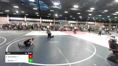 46 lbs Consi Of 8 #2 - Andrew Berrelleza, Inland Elite vs John-Paul Barela, Barstow WC