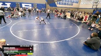 60 lbs Quarterfinal - Chase Chelewski, Colorado Outlaws vs Simon Jensen, Champions Wrestling Club