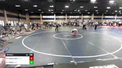 102 lbs Rr Rnd 4 - Brandon Valenzuela, Pounders WC vs Ryan Totten, Michigan Revolurion