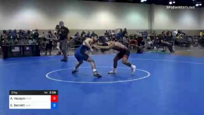 57 kg Prelims - Aizayah Yacapin, Unattached vs Eric Barnett, Wisconsin RTC