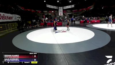 87 lbs Quarterfinal - Giovani Suarez, Rough House Wrestling vs David Burshem, Del Norte Wrestling Inc.