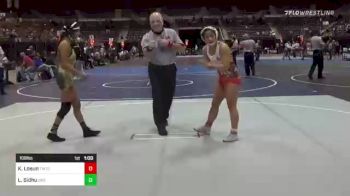 109 lbs Consolation - Kelsey Loeun, Team Takedown vs Leila Sidhu, Usa Gold