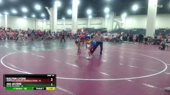 125 lbs Round 1 (8 Team) - Kalynn Lyons, Nebraska Wonder Women (A Team) vs Isis Severe, MIAMI ALLSTARS