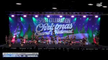 Woodlands Elite - OR - Generals [2025 L6 Senior - Large Day 2] 2025 Spirit Celebration Christmas Grand Nationals