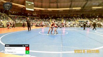 85 lbs Consi Of 8 #1 - Raheem Busby, Stl Warriors vs Christian Thomas, Nebraska Boyz