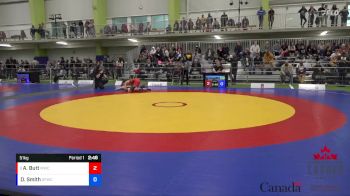 51kg Champ. Round 1 - Anfaal Butt, Matmen WC vs Darien Smith, Grande Prairie WC