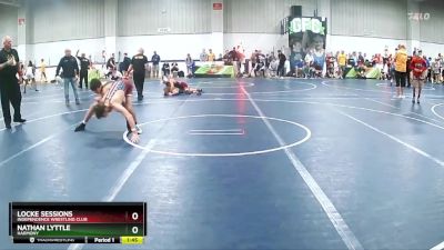 119 lbs Cons. Round 2 - Nathan Lyttle, Harmony vs Locke Sessions, Independence Wrestling Club