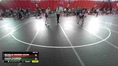 150 lbs Round 1 - Mason Chambers, LaCrosse Area Wrestlers vs Nicholas Wanner-Holinka, Wisconsin