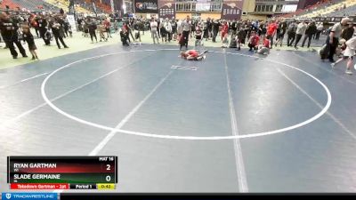 78 lbs Champ. Round 1 - Slade Germaine, IA vs Ryan Gartman, WI