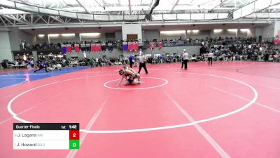 150 lbs Quarterfinal - John Lagana, Xavier vs Josh Howard, Southington