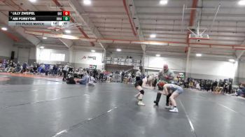 100 lbs 5th Place Match - Lilly Zweifel, Gibsonburg High School vs Abi Forsythe, Delaware Hayes