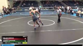 285 lbs Semis & 1st Wb (8 Team) - Eddrick Houston, Buford HS vs Kellen Smerjac, Creekview