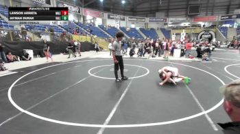 81 lbs Semifinal - Lawson Arrieta, Mile High WC vs Jayman Duran, Valley Bad Boys