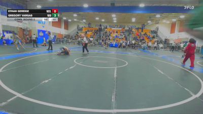 120 lbs Cons. Round 2 - Ethan Gereige, Westlake vs Gregory Vargas, Warren