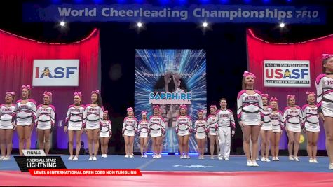 Flyers All Starz - Lightning [2025 L6 International Open Coed Non Tumbling Finals] 2025 The Cheerleading Worlds