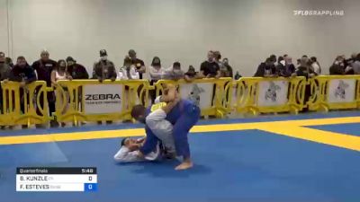 BENJAMIN KUNZLE vs FERNANDO ESTEVES 2020 Atlanta International Open IBJJF Jiu-Jitsu Championship
