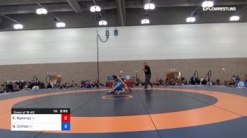 50 kg Consi Of 16 #2 - Kassidy Ramirez, Team Texas vs Nora Ochoa, Team Nevada