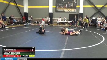 135 lbs Round 1 (4 Team) - Carli Vargas, Missouri Gold vs Amalia Djoumessi, FEWTeamIA Purple